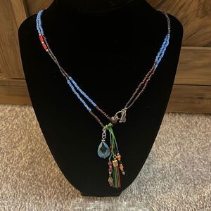 NEW Premier Designs beaded Tassel multi strand necklace